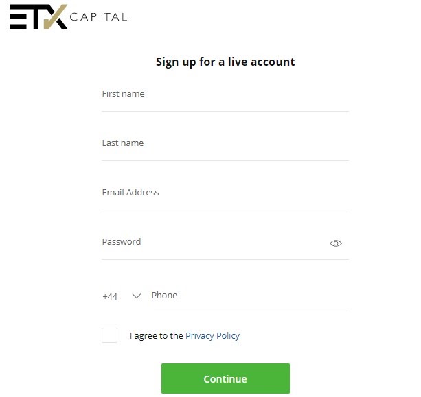 etxcapital registr